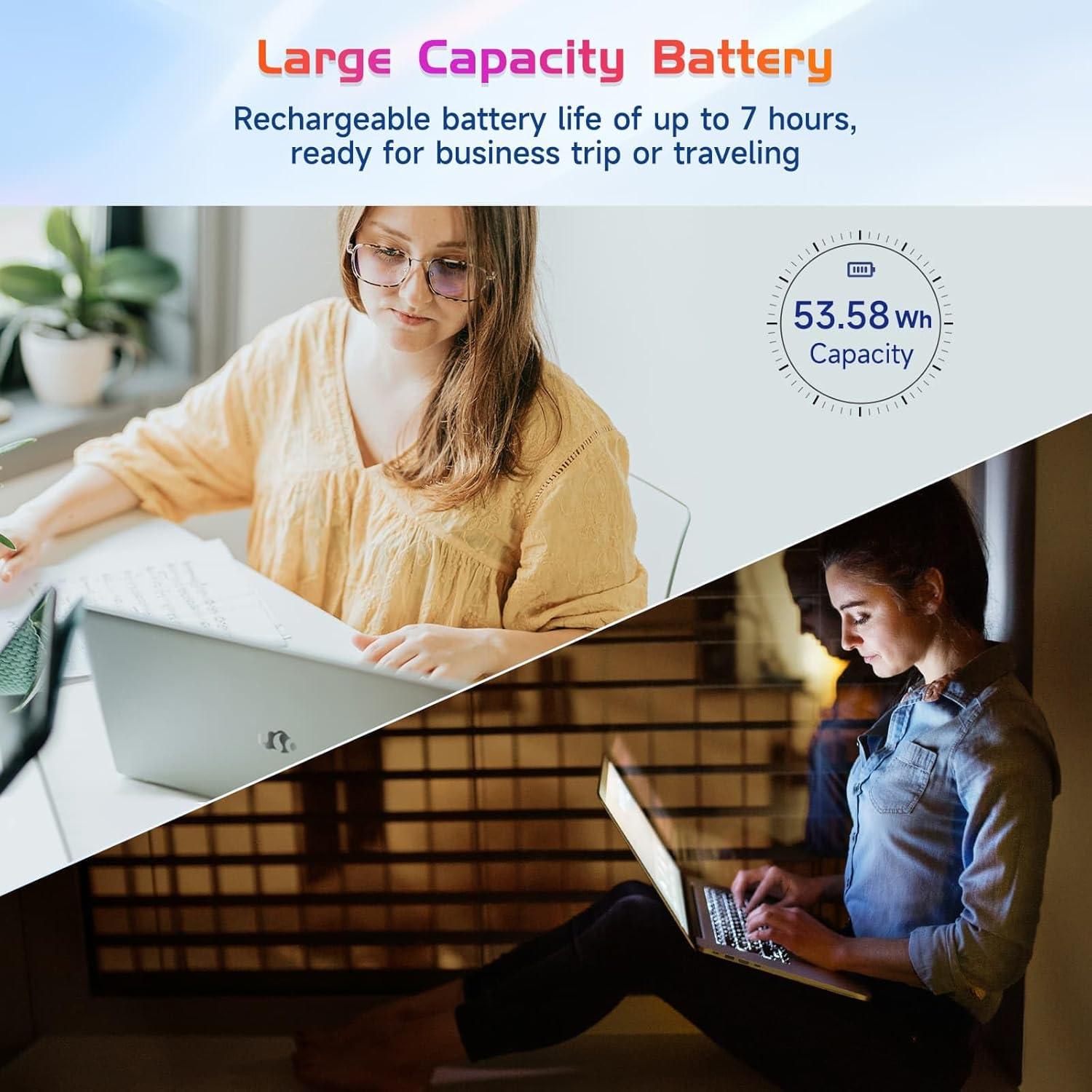 imageNIMO 173quot IPS FHDLaptop Intel 6 Cores i31215U 16GB RAM 256GB SSD Beat Ryzen 5 7520U Up to 44GHz Computer with 65W GaNType C Backlit Keyboard Fingerprint for Home Student and BusinessSilver