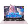 imageNIMO 156 IPS FHDLaptop 16GB RAM 1TB SSD Intel Pentium Quad Core N100 Computer with Backlit Keyboard Fingerprint Beat to i31115G4 Up to 34GHz Laptops for Student Win 11 Rose GoldRose Gold