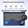 imageNIMO 156quot FHD lPSBusinessLaptop Intel i512450H 8 Cores 8GB RAM 256GB SSD Beat i711800H Up to 44 GHz Student Computer with 100W TypeC Fingerprint Backlit Keyboard WiFi6 Numpad Blue