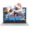 imageNIMO 173quot IPS FHDLaptop Intel 6 Cores i31215U 16GB RAM 512GB SSD Beat Ryzen 5 7520U Up to 44GHz Computer with 65W GaNType C Fingerprint Backlit Keyboard for Home Student and Business BlueSilver