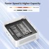 imageNIMO Mini PC Desktop 16GB RAM 1TB SSD 12th Gen N100Beat i3 1115G4 Mini Desktop Computers with USB32 BT52 WiFi 6 4K TripleMonitor Display Micro Computer for Student Home OfficeWhite