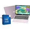 image156FHDLaptop StudentLaptop 16GB RAM 256GB SSD Intel Pentium QuadCore N100 Processor Up to 34GHz Backlit Keyboard Fingerprint WiFi 6 BT52 BusinessLaptop 2 Years Warranty Windows 11 LaptopRose Gold