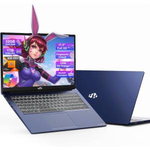 image173 GamingLaptop AI 9 8945HS ampgti913900H 32GB RAM 1TB SSDUSBC 40 AI Copilot Ready VR Support 100W PD Fast Charge Backlit Keyboard Fingerprint Unlock for GamingStudentOfficeBusinessRoyal Blue