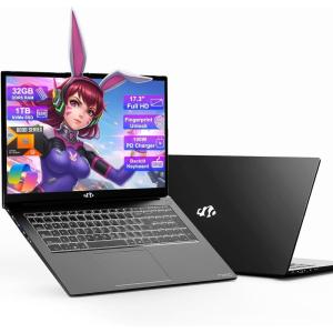 image173 GamingLaptop AI 9 8945HS ampgti913900H 32GB RAM 1TB SSDUSBC 40 AI Copilot Ready VR Support 100W PD Fast Charge Backlit Keyboard Fingerprint Unlock for GamingStudentOfficeBusinessJet Black