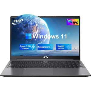 imageNIMO 156 IPS FHDLaptop 16GB RAM 1TB SSD Intel Pentium Quad Core N100 Computer with Backlit Keyboard Fingerprint Beat to i31115G4 Up to 34GHz Laptops for Student Win 11 Rose GoldSpace Gray