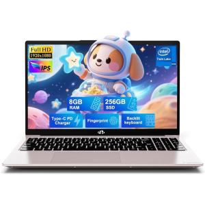 imageNIMO 156quot FHD Laptop Computer Intel Pentium N150 Beat i31115G4 4Core Up to 34GHz Laptop with Backlit Keyboard 65W GaN TypeC Fingerprint 8GB RAM 256GB SSD for HomeStudent and BusinessRose Gold