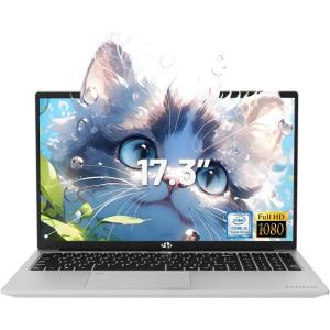 imageNIMO 173quot IPS FHDLaptop Intel 6 Cores i31215U 16GB RAM 256GB SSD Beat Ryzen 5 7520U Up to 44GHz Computer with 65W GaNType C Backlit Keyboard Fingerprint for Home Student and BusinessSilver
