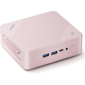 imageNIMO Mini PC Desktop 16GB RAM 1TB SSD 12th Gen N100Beat i3 1115G4 Mini Desktop Computers with USB32 BT52 WiFi 6 4K TripleMonitor Display Micro Computer for Student Home OfficePink