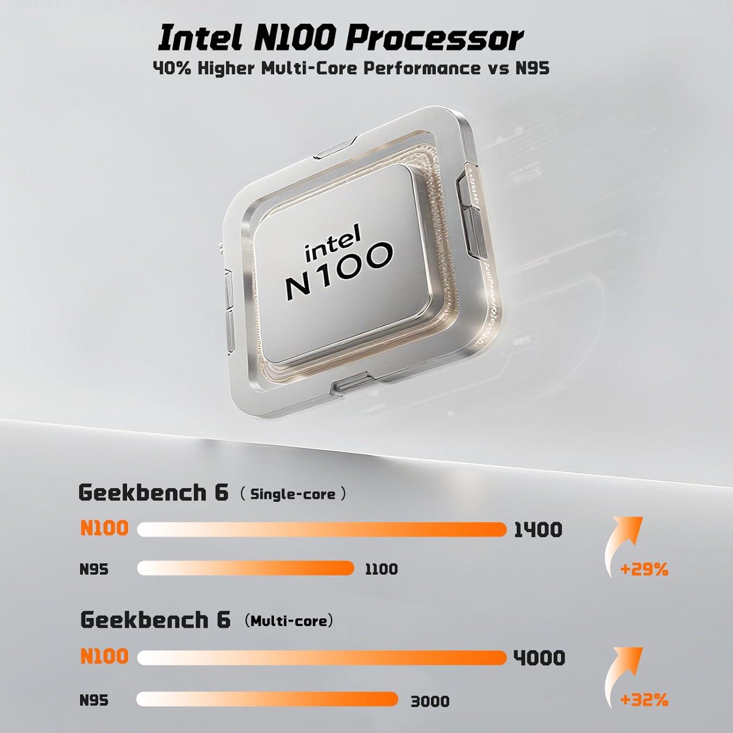 imageNIMO 173quot IPS FHDStudentLaptop 16GB RAM 1TB SSD Intel Pentium 4 Cores N100Beat i31115G4 Up to 34GHz Computer with 65W TypeC 2 Years Warranty Fingerprint Backlit Keyboard WiFi 6 BT52Gray