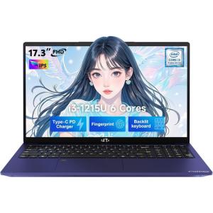 imageNIMO 173quot IPS FHDLaptop Intel 6 Cores I31215U 16GB RAM 1TB SSD Beat R5 7520U Up to 44GHz StudentComputer with 65W Type C Backlit Keyboard Fingerprint for Home and BusinessBlue