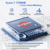 imageNIMO 173quot GamingLaptop AMD R7 7735HS 8C16T Beats i712650H 16GB DDR5 RAM 512GB SSD Computer with Radeon 680M 100W TypeC WiFi 6E 75Wh Battery Fingerprint Backlit Keyboard for BusinessBlue