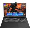 imageNIMO 173quot GamingLaptop AMD R7 7735HS 8C16T Beats i712650H 16GB DDR5 RAM 512GB SSD Computer with Radeon 680M 100W TypeC WiFi 6E 75Wh Battery Fingerprint Backlit Keyboard for BusinessBlack