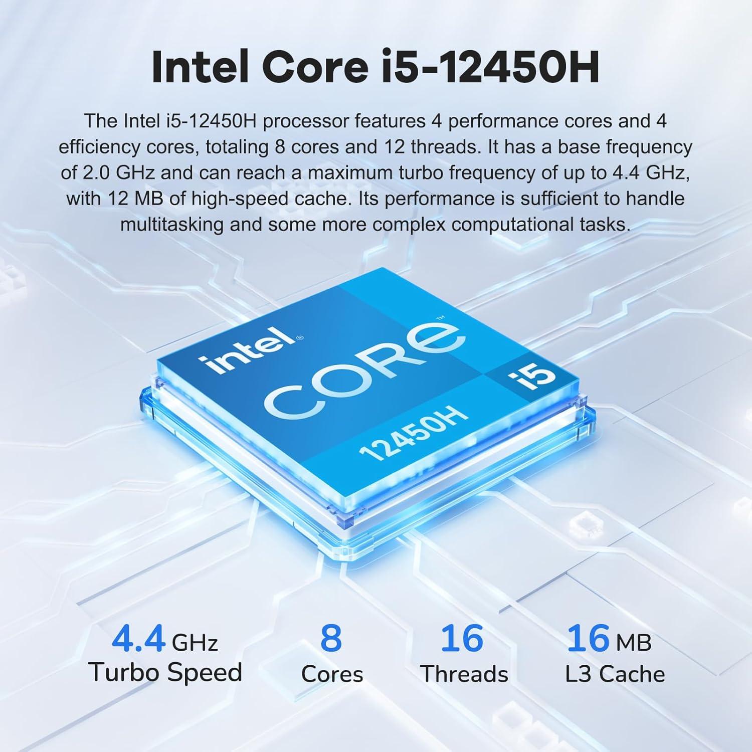 imageNIMO 156quot FHD lPSBusinessLaptop Intel i512450H 8 Cores 8GB RAM 256GB SSD Beat i711800H Up to 44 GHz Student Computer with 100W TypeC Fingerprint Backlit Keyboard WiFi6 Numpad RedScarlet Red