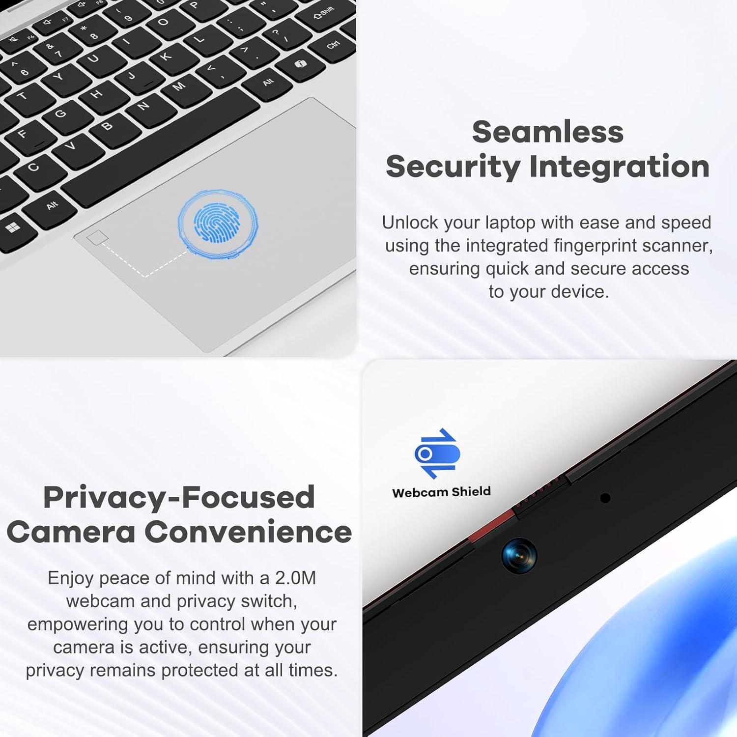 imageNIMO 156quot FHD lPSBusinessLaptop Intel i512450H 8 Cores 8GB RAM 256GB SSD Beat i711800H Up to 44 GHz Student Computer with 100W TypeC Fingerprint Backlit Keyboard WiFi6 Numpad RedScarlet Red