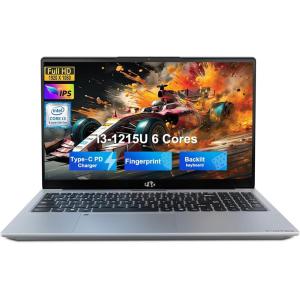 imageNIMO 156quot FHD IPS StudentLaptopComputer  Intel Core i31215UBeat i51135G7 6 Cores Up to 44GHz 8GB RAM 256GB SSD 65W TypeC 2 Years Warranty Fingerprint Backlit Keyboard WiFi 6 BT52Silvery
