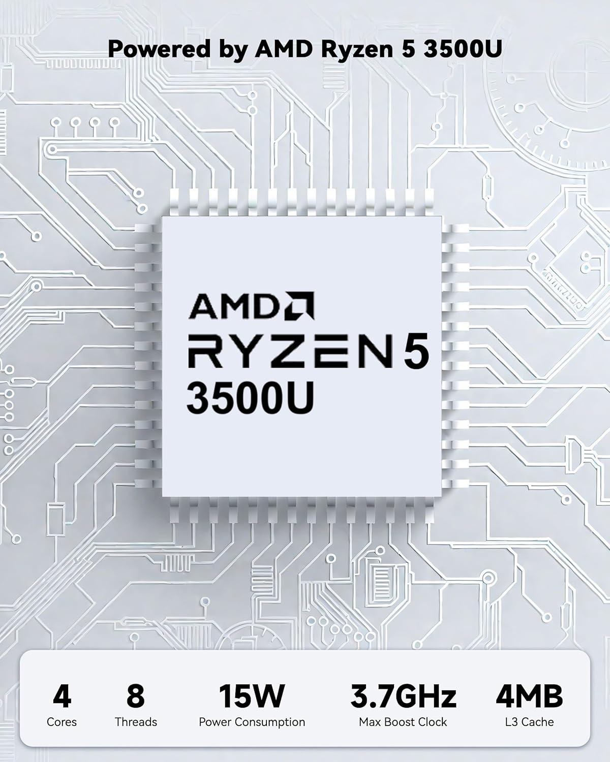 image156 IPS FHDLaptop 16GB RAM 512GB SSD AMD Ryzen 5Beat i51135G7 4 Cores Up to 37GHz Student Computer with 65W TypeC 2 Years Warranty Fingerprint Backlit Keyboard BT52 Numpad BlackRose Gold