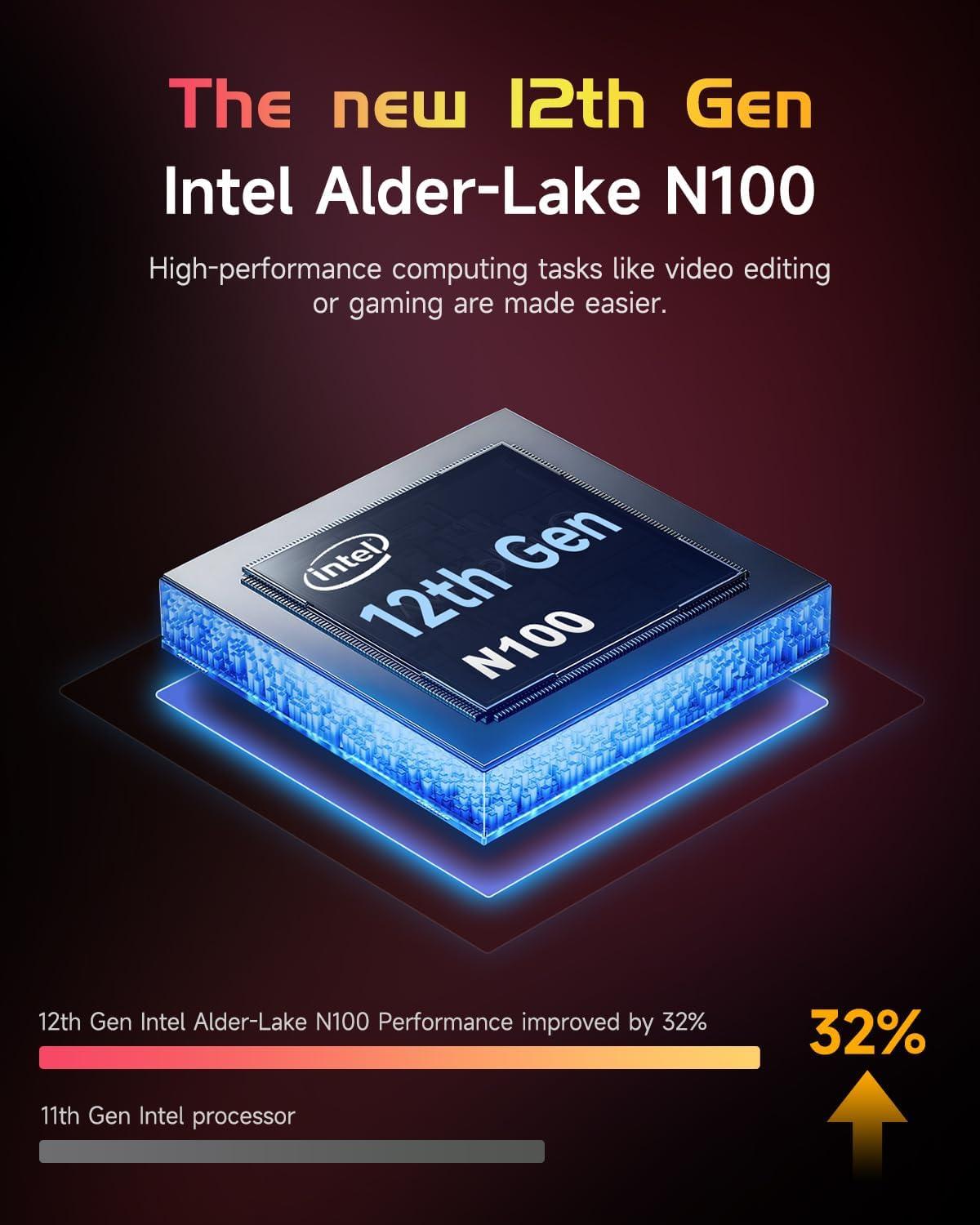 imageNIMO 156quot IPS FHDLaptop Intel Pentium Quad Core N100 16GB RAM 512GB SSD Beat i31115G4 Up to 34GHz Computer with Backlit Keyboard Fingerprint TypeC Charger WiFi 6 BT52 for Student and HomeRose Gold