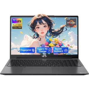 imageNIMO 156quot IPS FHDGamingLaptopAMD Ryzen 5 6600H 32GB DDR5 RAM 1TB SSD Beat i71165G7 6 Cores Up to 45GHz AMD Radeon 660M GPUComputer with 100W TypeC Backlit Keyboard FingerprintGray