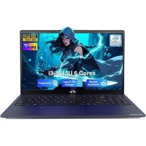 imageNIMO 156quot IPS FHDStudentLaptop Intel 6 Core I31215U 8GB RAM 512GB SSDBeats i51135G7 Up to 44GHz ComputerLaptop with 67w Type C Backlit KeyboardFingerprint for Home and BusinessBlue