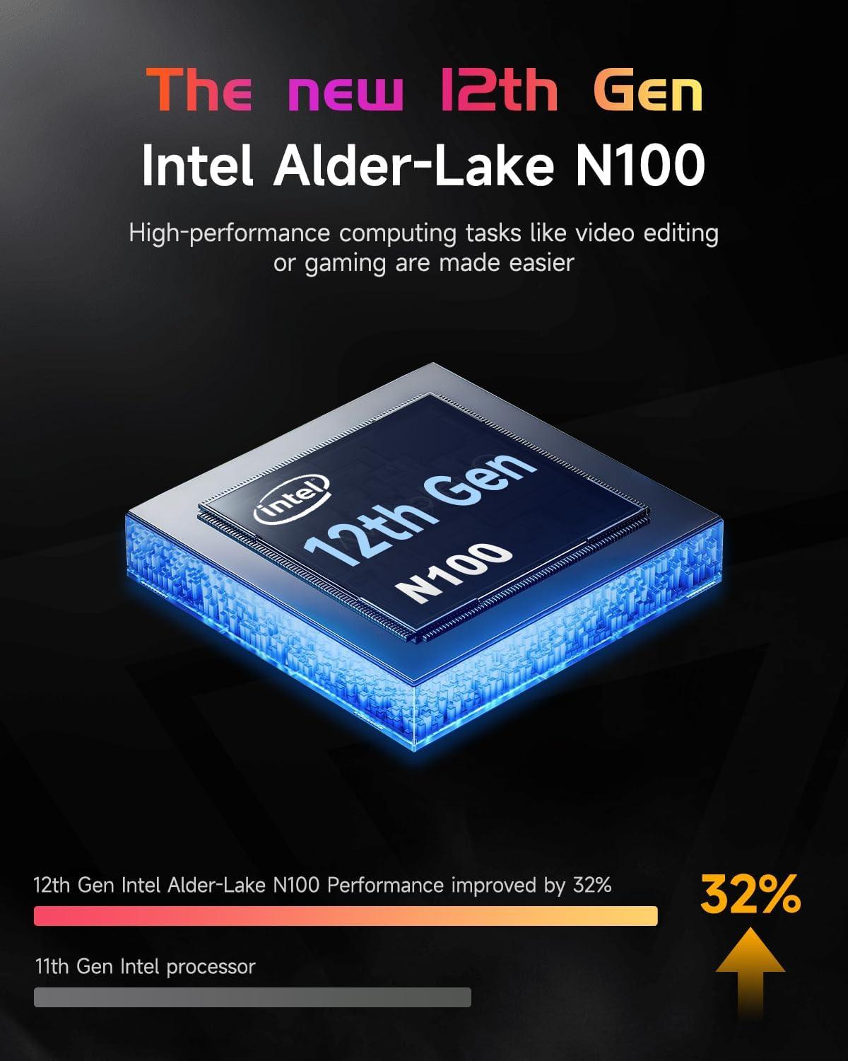 imageNIMO 156quot IPS FHDLaptopComputer Intel Pentium Quad Core N100 16GB RAM 512GB SSD Beat i31115G4 Up to 34GHz Backlit Keyboard Fingerprint TypeC WiFi 6 BT52 for Student and HomeSpace Gray