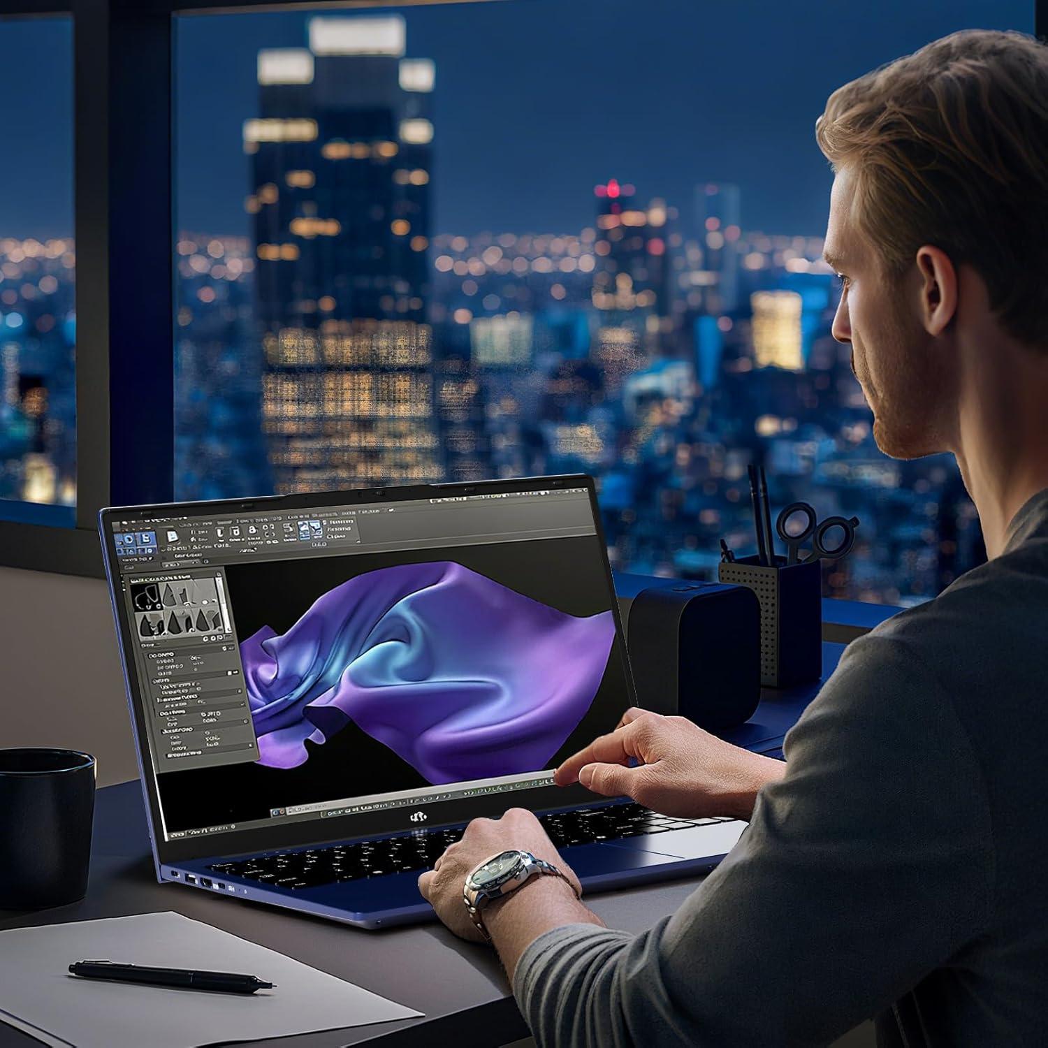 imageNIMO 156quot IPS FHDStudentLaptop 16GB RAM 512GB SSD N150Beat to i310110U 4 Cores Up to 36GHz Computer with 2 Years Warranty 65W TypeC Fingerprint Backlit Keyboard WiFi 6 BT52Red