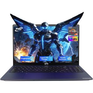 imageNIMO 156 IPS FHD Laptop 16GB RAM 512GB SSD AMD Ryzen 5Beat i51135G7 4 Cores Up to 37GHz Student Computer with 65W TypeC 2 Years Warranty Fingerprint Backlit Keyboard BT52 for HomeBlue
