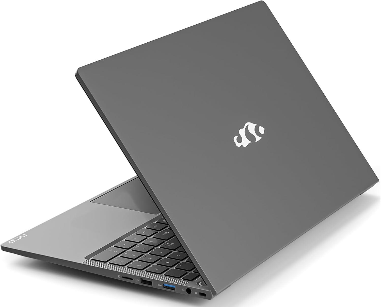 imageNIMO 156 IPS FHD Laptop Intel Pentium Quad Core N100 16GB RAM 512GB SSD Beat i31115G4 Up to 34GHz Computer with Backlit Keyboard Fingerprint TypeC Charger WiFi 6 BT52 for Student and HomeGray