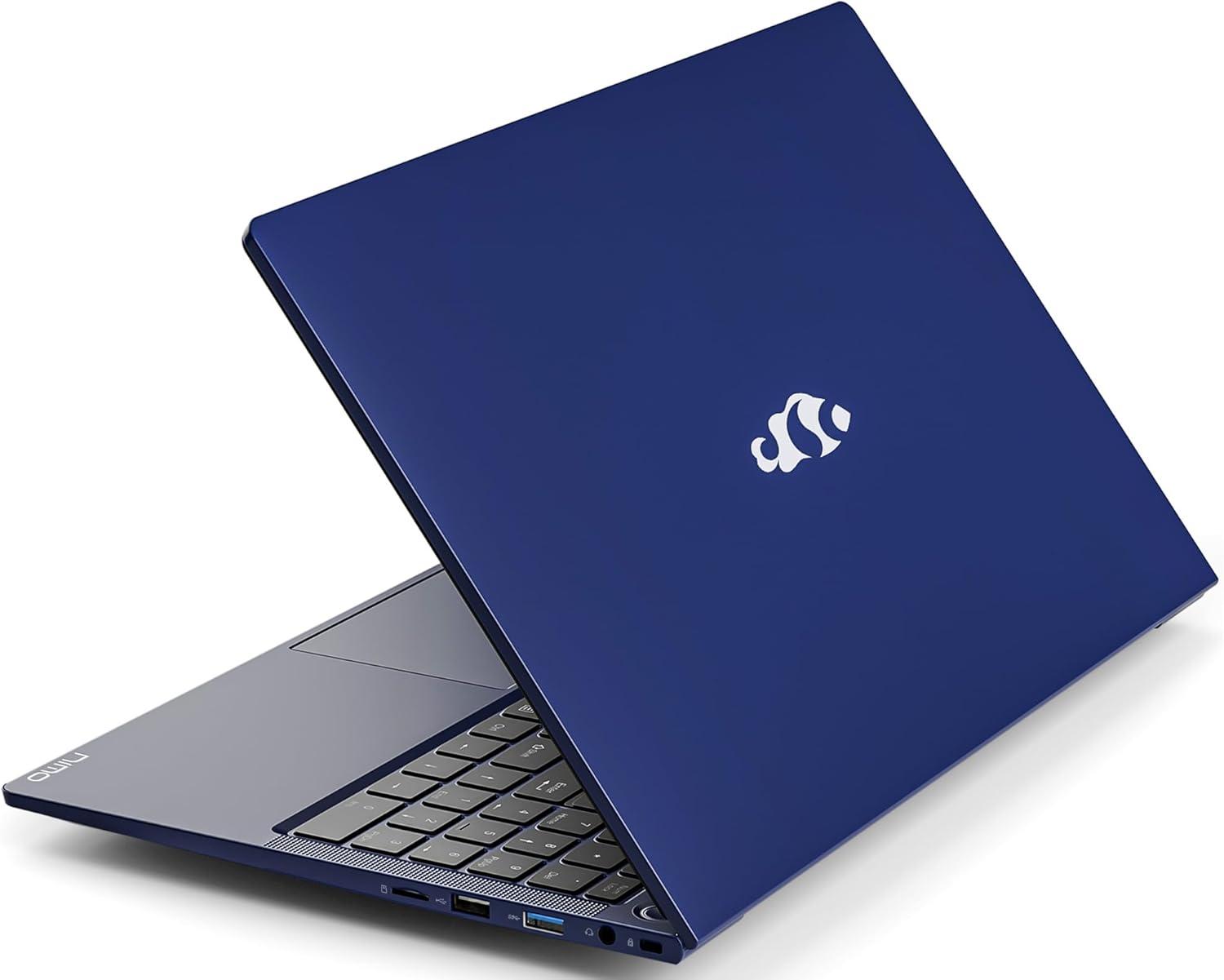 imageNIMO 156 IPS FHD Laptop Intel Pentium Quad Core N100 16GB RAM 512GB SSD Beat i31115G4 Up to 34GHz Computer with Backlit Keyboard Fingerprint TypeC Charger WiFi 6 BT52 for Student and HomeBlue
