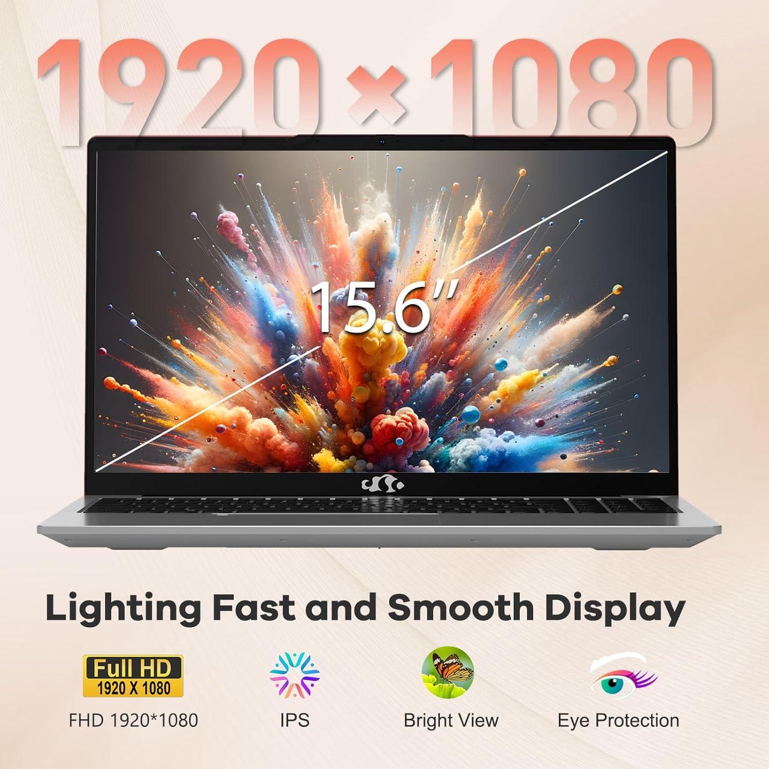 imageNIMO 156 IPS FHDGamingLaptopAMD Ryzen 5 6600H 16GB DDR5 RAM 1TB SSD Beat i51335U 6 Cores Up to 45GHz AMD Radeon 660M GPUComputer with 100W TypeC Backlit Keyboard FingerprintRed