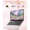 imageNIMO 156 IPS FHDGamingLaptop AMD Ryzen 7 8745HS 16GB DDR5 RAM 512GB SSD 8C16T up to 49GHz Beat R9 7940HS Radeon 780MGraphics Computer with 100W TypeC Backlit Keyboard Fingerprint USB 40Rose Gold