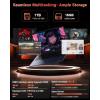imageNIMO 156 IPS FHDGamingLaptop AMD Ryzen 7 8745HS 16GB DDR5 RAM 512GB SSD Radeon 780MGraphics 8C16T up to 49GHz Beat R9 7940HS Laptop with 100W TypeC Backlit Keyboard FingerprintBlue
