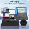 imageNIMO 173 AILaptop Copilot PC AMD Ryzen AI 9 HX 37012C24T 50 Tops NPU Radeon 890M 32GB DDR5 RAM 1TB SSD 144Hz FHD PD 100W USBC 40 AIPC for Mobile Workstation Programmer BusinessGamingObsidian Black