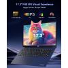 imageNIMO 173 FHD IPS Laptop AMD Ryzen 7 8745HS 8Core up to 49GHz 32GB DDR5 RAM 1TB SSD AMD Radeon 780M Graphics 100W TypeC Fast Charger Backlit Keyboard Fingerprint USB 40Blue