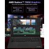 imageNIMO 173 FHD IPS Laptop AMD Ryzen 7 8745HS 8Core up to 49GHz 32GB DDR5 RAM 1TB SSD AMD Radeon 780M Graphics 100W TypeC Fast Charger Backlit Keyboard Fingerprint USB 40Black