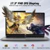 imageNIMO 173 FHD IPS StudentLaptopComputer  16GB RAM 1TB SSD Pentium 4 Cores N100Beat i31115G4 Up to 34GHz 65W TypeC Fingerprint Backlit Keyboard WiFi 6 BT52Gray