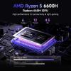 imageNIMO 173 IPS FHDGamingLaptop AMD Ryzen 5 6600H 16GB DDR5 RAM 1TB SSD Beat i71165G7 Up to 45GHz Radeon 660M GPUComputer with 100W TypeC Backlit Keyboard FingerprintBlue