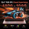 imageNIMO 2026 Laptop 156 IPS FHD AMD Ryzen 7 7735HS 8C16T Beats i712650H 8 Cores 32GB DDR5 RAM 1TB SSD Radeon 680M Graphics 100W TypeC Backlit Keyboard Fingerprint Unlock 2Year WarrantyRose Gold