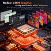 imageNIMO Gaming Laptop 173 FHD Display AMD Ryzen 7 7735HS 8C16T Up to 475GHz Computer 32GB DDR5 1TB NVMe SSD Radeon 680M Graphics Backlit Keyboard Fingerprint Unlock PD 100W TypeCBlack