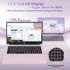 imageNIMO Gaming Laptop 173 FHD Display AMD Ryzen 7 7735HS 8C16T Up to 475GHz Computer 32GB DDR5 1TB NVMe SSD Radeon 680M Graphics Backlit Keyboard Fingerprint Unlock PD 100W TypeCRose Gold