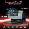 imageNIMO156 StudentLaptop 13th Gen Intel N15016GB RAM 256GB SSDBeat to i31115G4 Up to 36GHz Backlit Keyboard Fingerprint FHD Computer WiFi 6 BT52 65W TypeCMatte Black