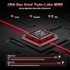 imageNIMO156 StudentLaptop 13th Gen Intel N15016GB RAM 256GB SSDBeat to i31115G4 Up to 36GHz Backlit Keyboard Fingerprint FHD Computer WiFi 6 BT52 65W TypeCMatte Black