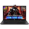 imageNIMO 156 IPS FHD Gaming Laptop AMD 8 Cores Ryzen 7 7735HS 16GB DDR5 RAM 512GB SSD Beats i712650H Up to 475GHz Computer with Radeon 680M 100W TypeC Backlit Keyboard Fingerprint UnlockBlack