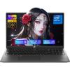 imageNIMO 173 FHD IPS StudentLaptopComputer  16GB RAM 1TB SSD Pentium 4 Cores N100Beat i31115G4 Up to 34GHz 65W TypeC Fingerprint Backlit Keyboard WiFi 6 BT52Gray