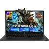 imageNIMO Gaming Laptop 173 FHD Display AMD Ryzen 7 7735HS 8C16T Up to 475GHz Computer 32GB DDR5 1TB NVMe SSD Radeon 680M Graphics Backlit Keyboard Fingerprint Unlock PD 100W TypeCBlack