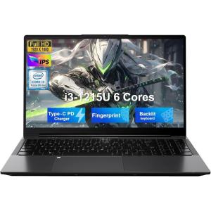 imageNIMO 156 FHD IPS StudentLaptopComputer  Intel Core i31215UBeat i51135G7 6 Cores Up to 44GHz 16GB RAM 1TB SSD 65W TypeC Charger 2 Years Warranty Fingerprint Backlit Keyboard WiFi 6Warm Gray