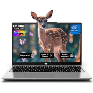 imageNIMO 156 FHD Laptop Computer Intel Pentium N150 Beat i31115G4 4Core Up to 36GHz Laptop with Backlit Keyboard 65W TypeC Charger Fingerprint 16GB RAM 256GB SSD for HomeStudent and BusinessVibrant Red