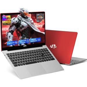 imageNIMO 156 IPS FHDGamingLaptopAMD Ryzen 5 6600H 16GB DDR5 RAM 1TB SSD Beat i51335U 6 Cores Up to 45GHz AMD Radeon 660M GPUComputer with 100W TypeC Backlit Keyboard FingerprintRed