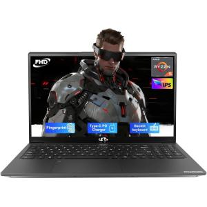 imageNIMO 156 IPS FHDLaptop 32GB RAM 1TB SSD AMD Ryzen 5Beat i51135G7 4 Cores Up to 37GHz Student Computer with 65W TypeC 2 Years Warranty Fingerprint Backlit Keyboard for Home and BusinessBlack