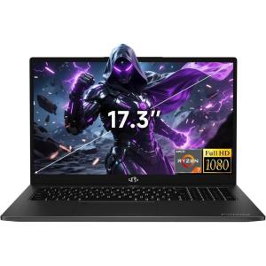 imageNIMO 173 FHDGamingLaptop AMD R7 7735HS 8C16T Beats i712650H 16GB DDR5 RAM 1TB SSD BusinessComputer with Radeon 680M 100W TypeC WiFi 6E 58Wh Battery Fingerprint Backlit KeyboardBlack