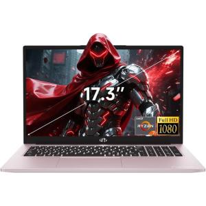 imageNIMO 173 FHDGamingLaptop AMD R7 7735HS 8C16T Beats i712650H 16GB DDR5 RAM 1TB SSD BusinessComputer with Radeon 680M 100W TypeC WiFi 6E 58Wh Battery Fingerprint Backlit KeyboardRose Gold